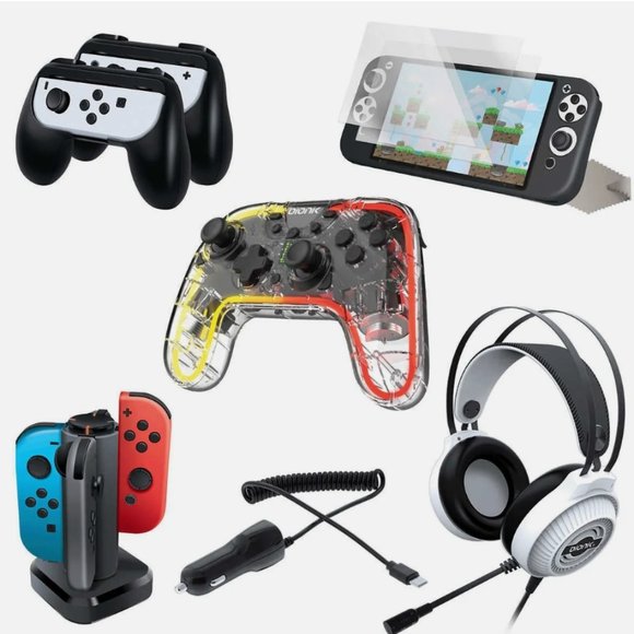 Bionik Pro Kit Plus Essential Accessories For Nintendo Switch OLED - Picture 4 of 4